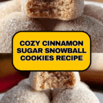 Cinnamon Sugar Snowball Cookies Recipe