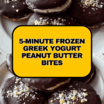 5-Minute Frozen Greek Yogurt Peanut Butter Bites Recipe