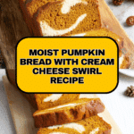 Pumpkin Bread with Cream Cheese Swirl Recipe