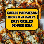 Garlic Parmesan Chicken Skewers Recipe