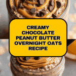 Chocolate Peanut Butter Overnight Oats Recipe