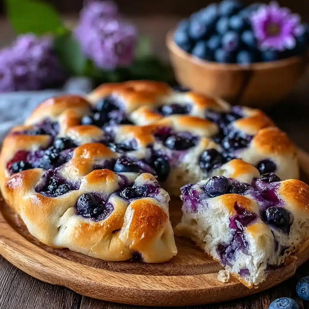 Cottage Cheese Blueberry Cloud Bread Recipe - Recipe Image