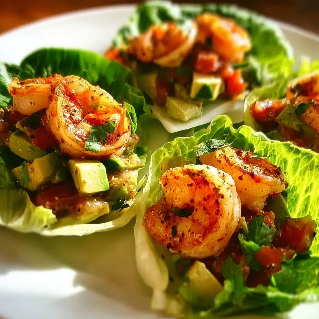 Avocado & Shrimp Lettuce Wraps Recipe - Recipe Image