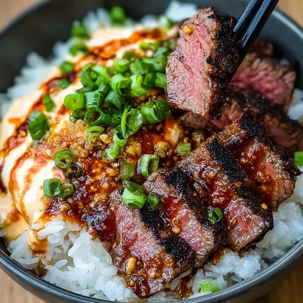 Korean BBQ Steak Rice Bowls Recipe - Recipe Image