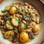 Cozy White Bean Mushroom Stew Recipe