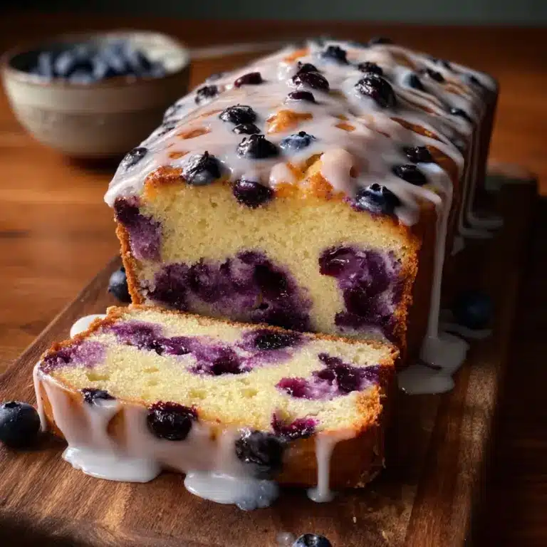 Lemon Blueberry Loaf Recipe