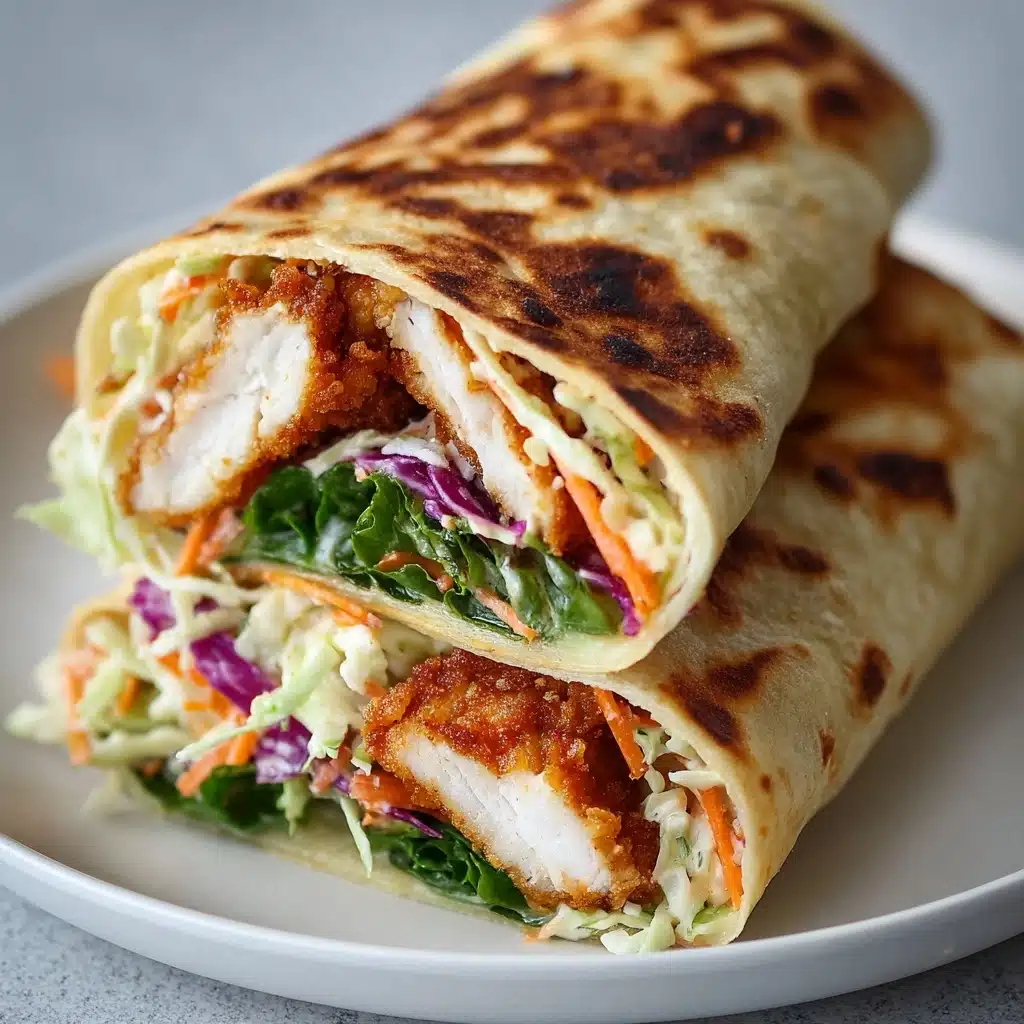 Crispy BBQ Chicken Wrap Recipe