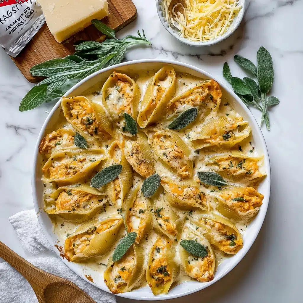 Pumpkin & Gouda Stuffed Shells Recipe