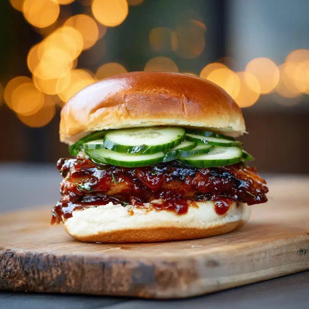 Grilled Korean BBQ Chicken Sandwich Recipe