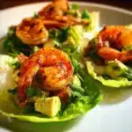 Avocado & Shrimp Lettuce Wraps Recipe