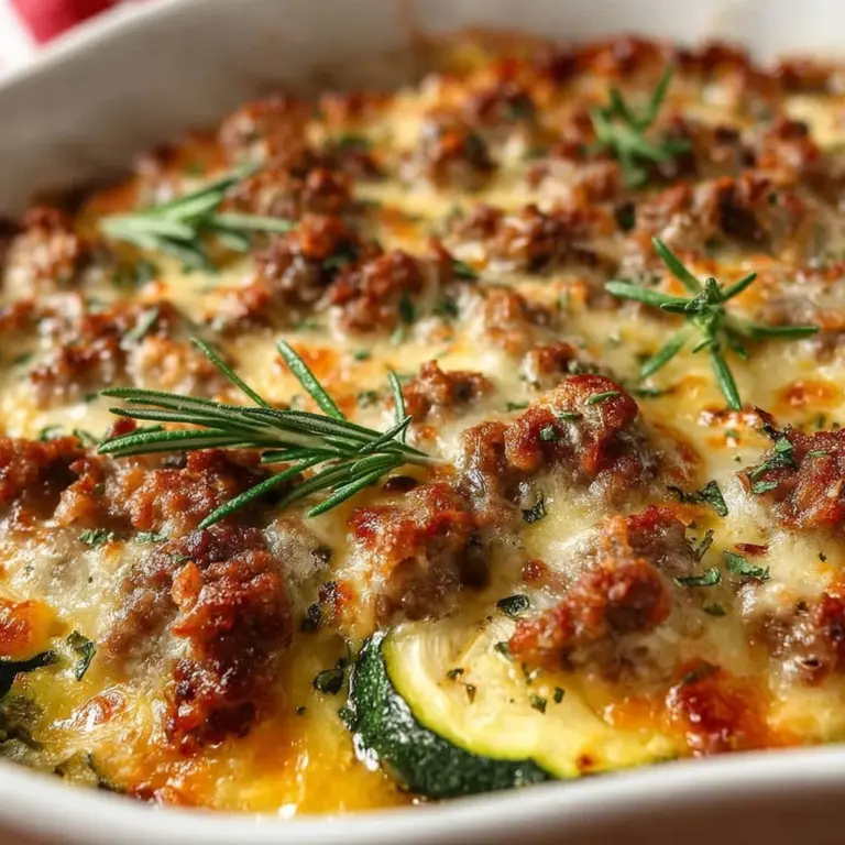 Ground Turkey Zucchini Casserole Recipe