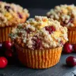 Cranberry Orange Muffins with Streusel Recipe
