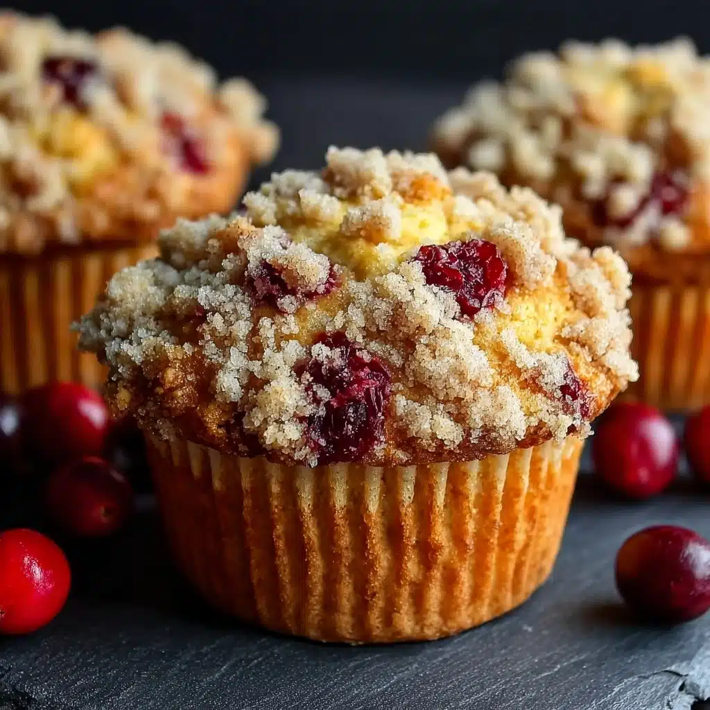 Cranberry Orange Muffins with Streusel Recipe