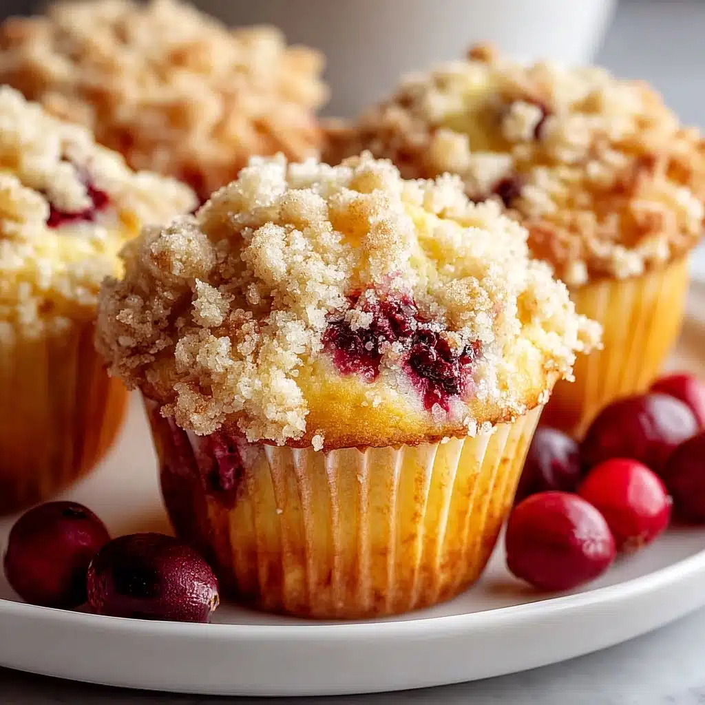 Cranberry Orange Muffins with Streusel Recipe - Recipe Image