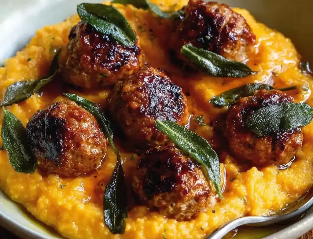 Pork, Apple, and Sage Meatballs Recipe
