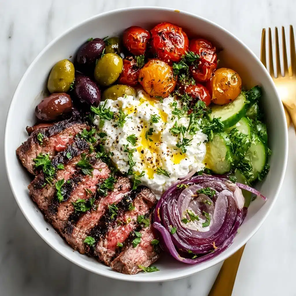 Mediterranean Steak Bowl Recipe