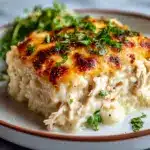 Healthy Chicken Cauliflower Rice Casserole Recipe