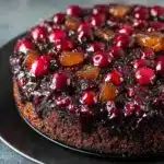 Chocolate Cherry Upside Down Cake Recipe