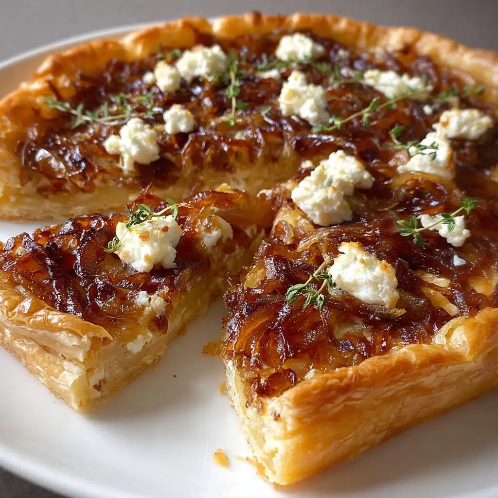 Caramelized Onion and Goat Cheese Tarts Recipe - Recipe Image