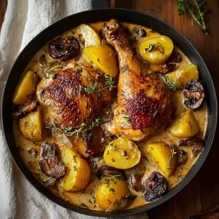 Herb Roasted Chicken in Creamy Recipe