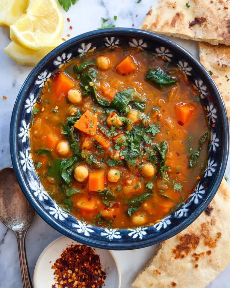 Mediterranean Chickpea and Tomato Soup Recipe