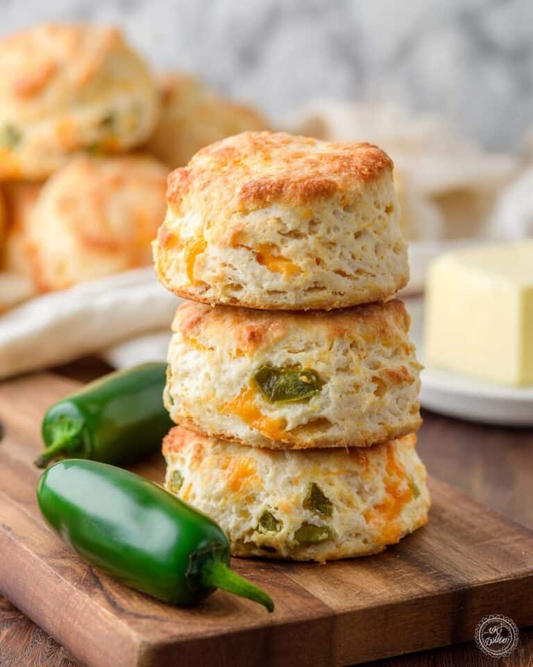 Green Chile Cheddar Biscuits Recipe