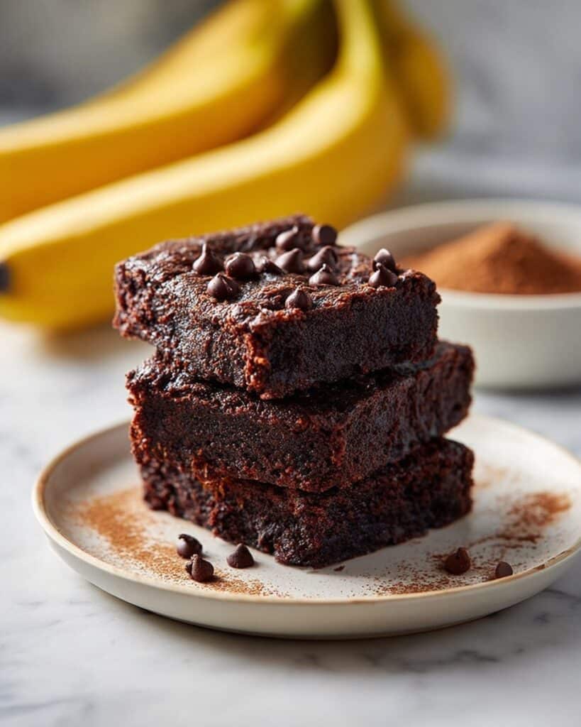 Healthy Banana Brownies Recipe
