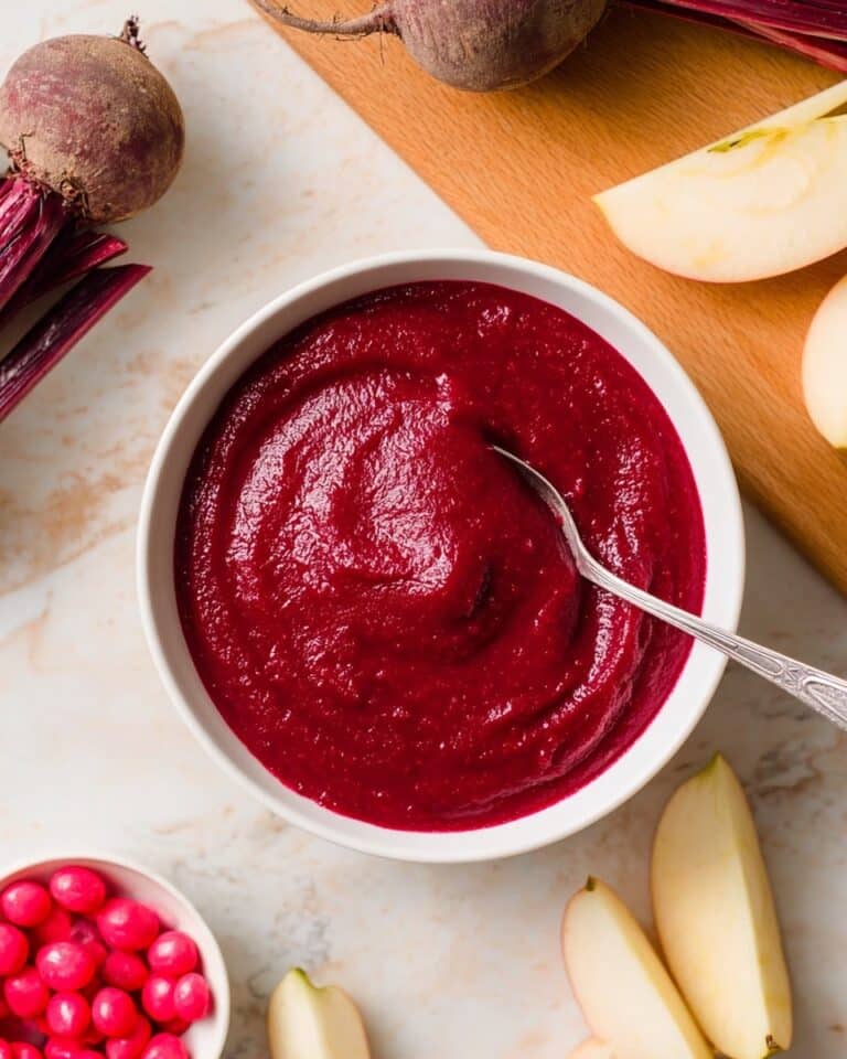 Strawberry Beet Instant Pot Applesauce Recipe