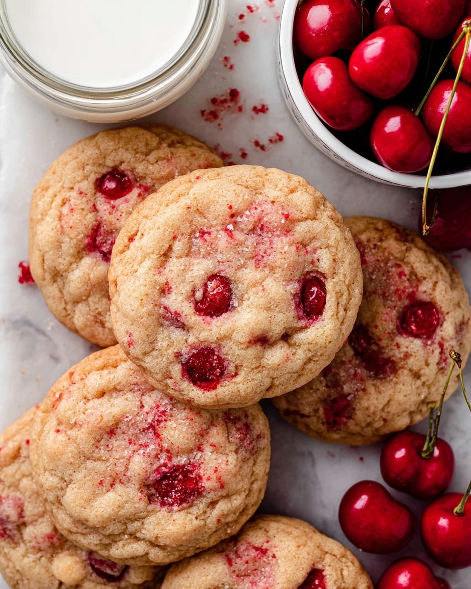 Cherry Almond Cookies Recipe