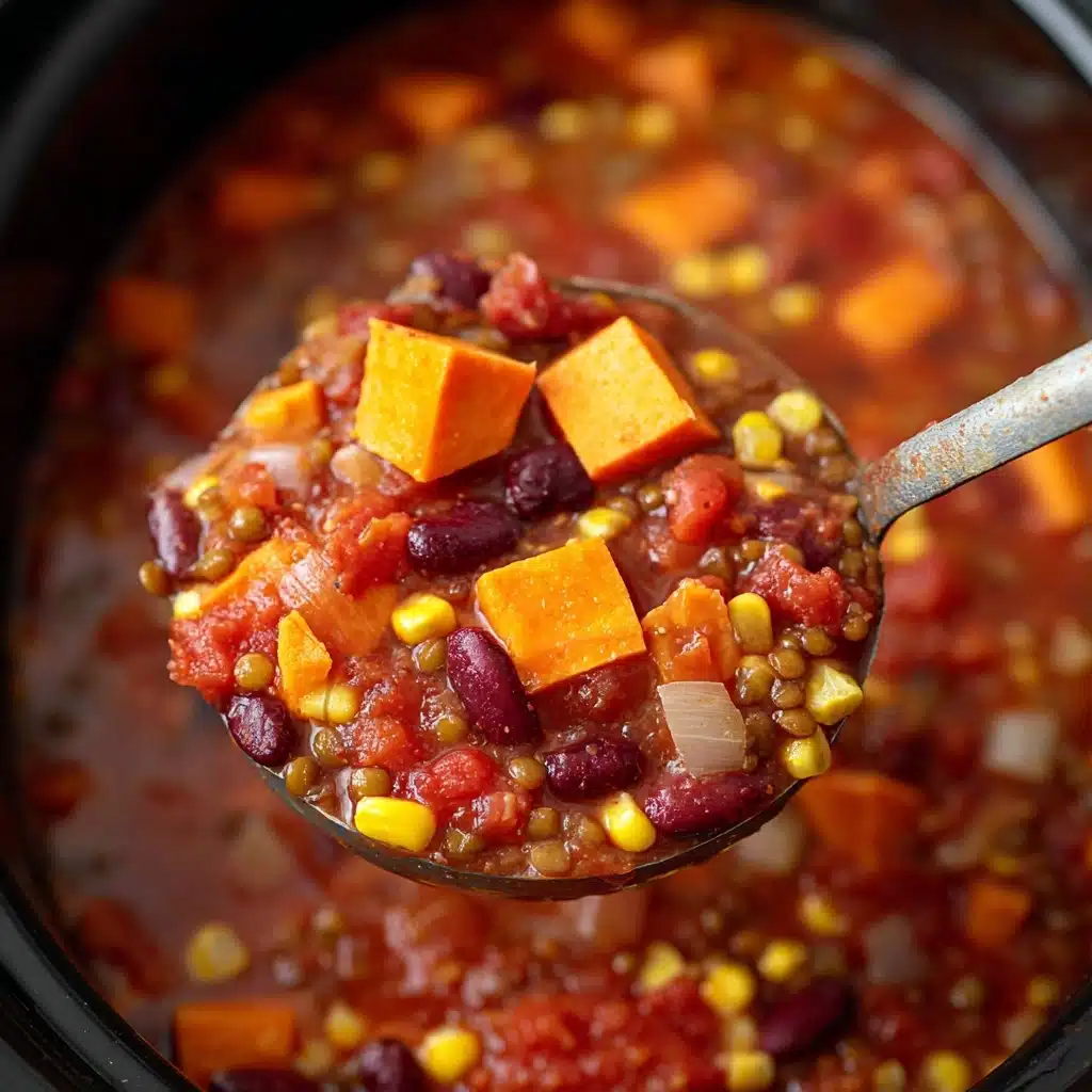 Lentil Sweet Potato Chili Recipe - Recipe Image