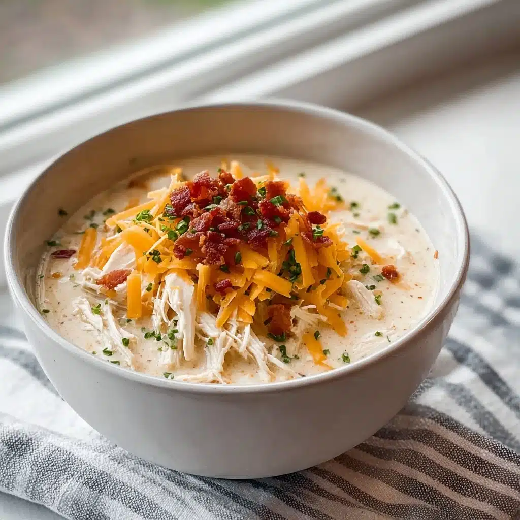 Slow Cooker Keto Chicken Cream Cheese Soup Recipe - Recipe Image