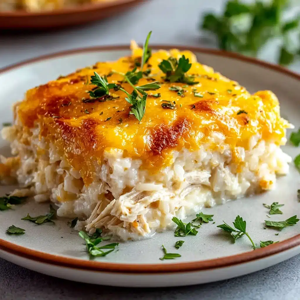 Healthy Chicken Cauliflower Rice Casserole Recipe - Recipe Image