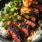 Korean BBQ Steak Rice Bowls Recipe