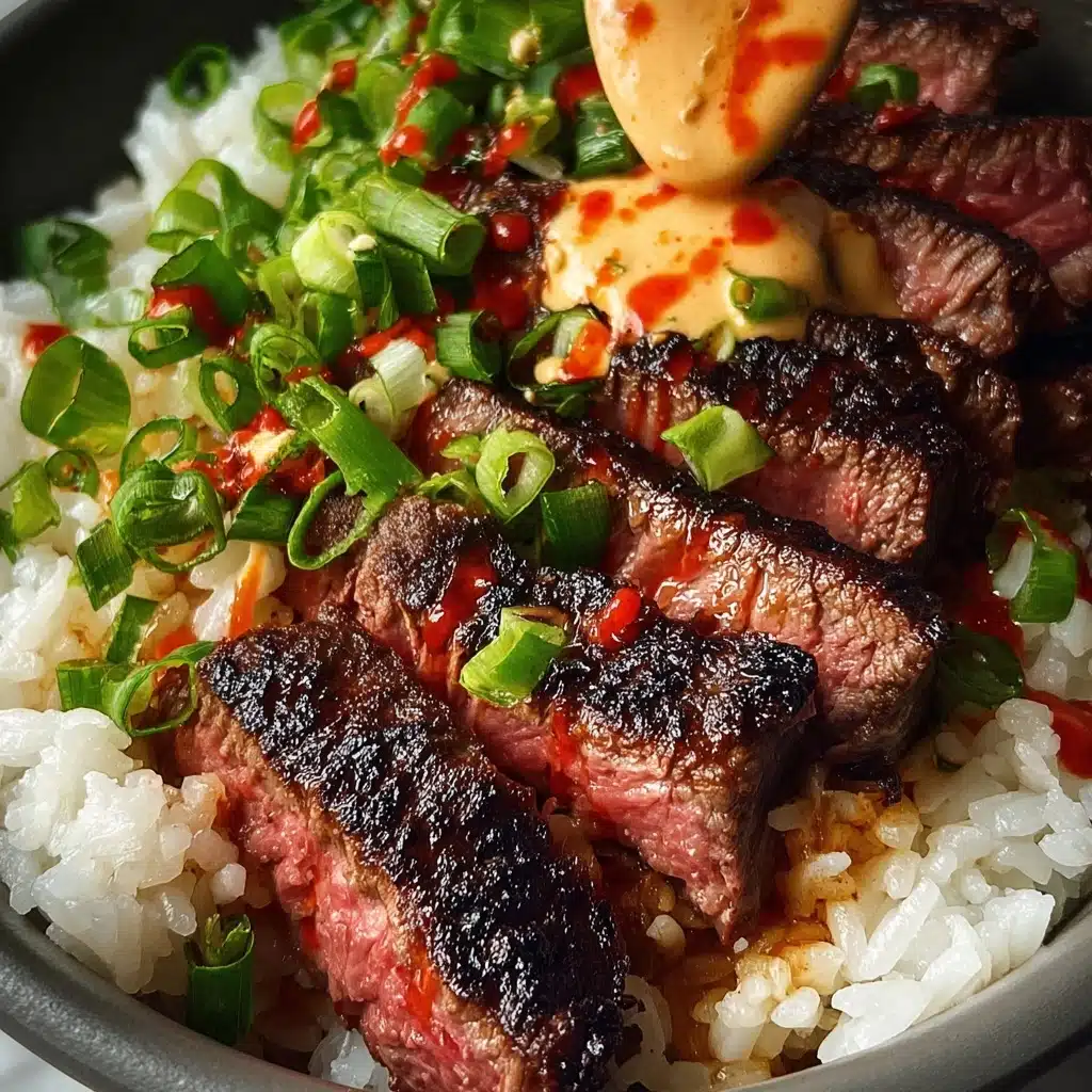 Korean BBQ Steak Rice Bowls Recipe - Recipe Image
