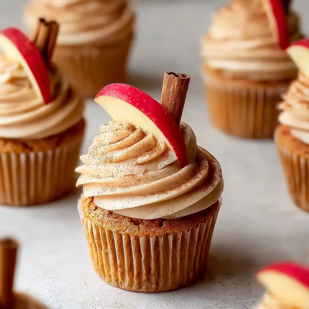 Cinnamon Apple Cider Cupcakes Recipe - Recipe Image
