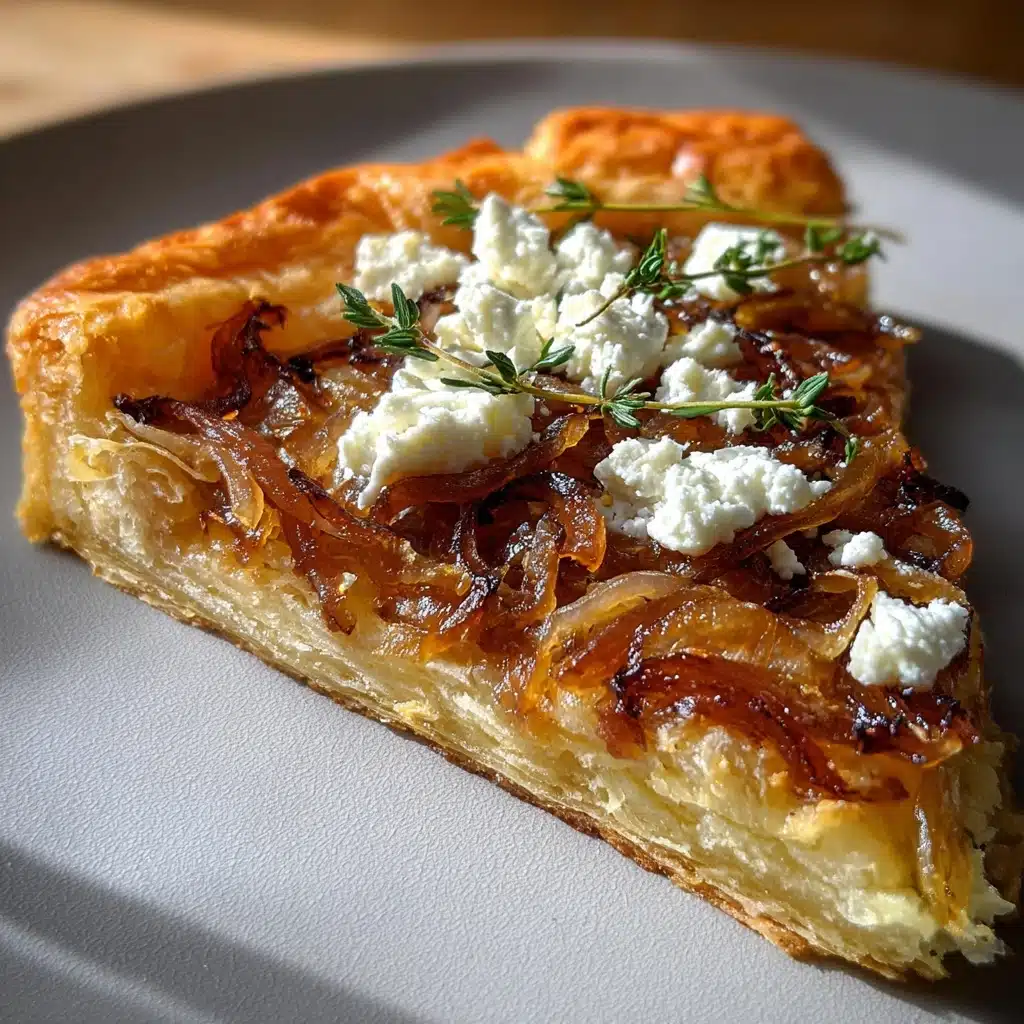 Caramelized Onion and Goat Cheese Tarts Recipe - Recipe Image