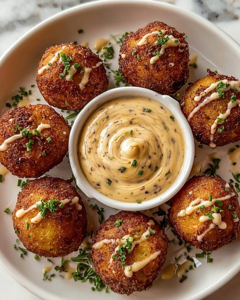 Reuben Balls with Spicy Thousand Island Dipping Sauce Recipe