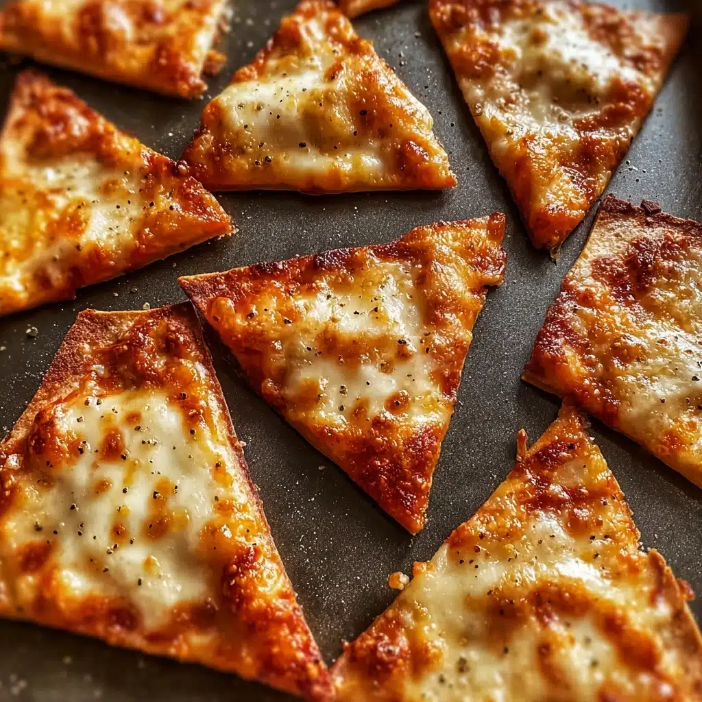 Crispy Pizza Chips Recipe - Recipe Image