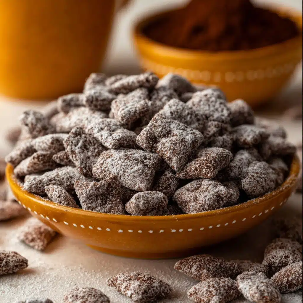 Brownie Batter Puppy Chow Recipe - Recipe Image