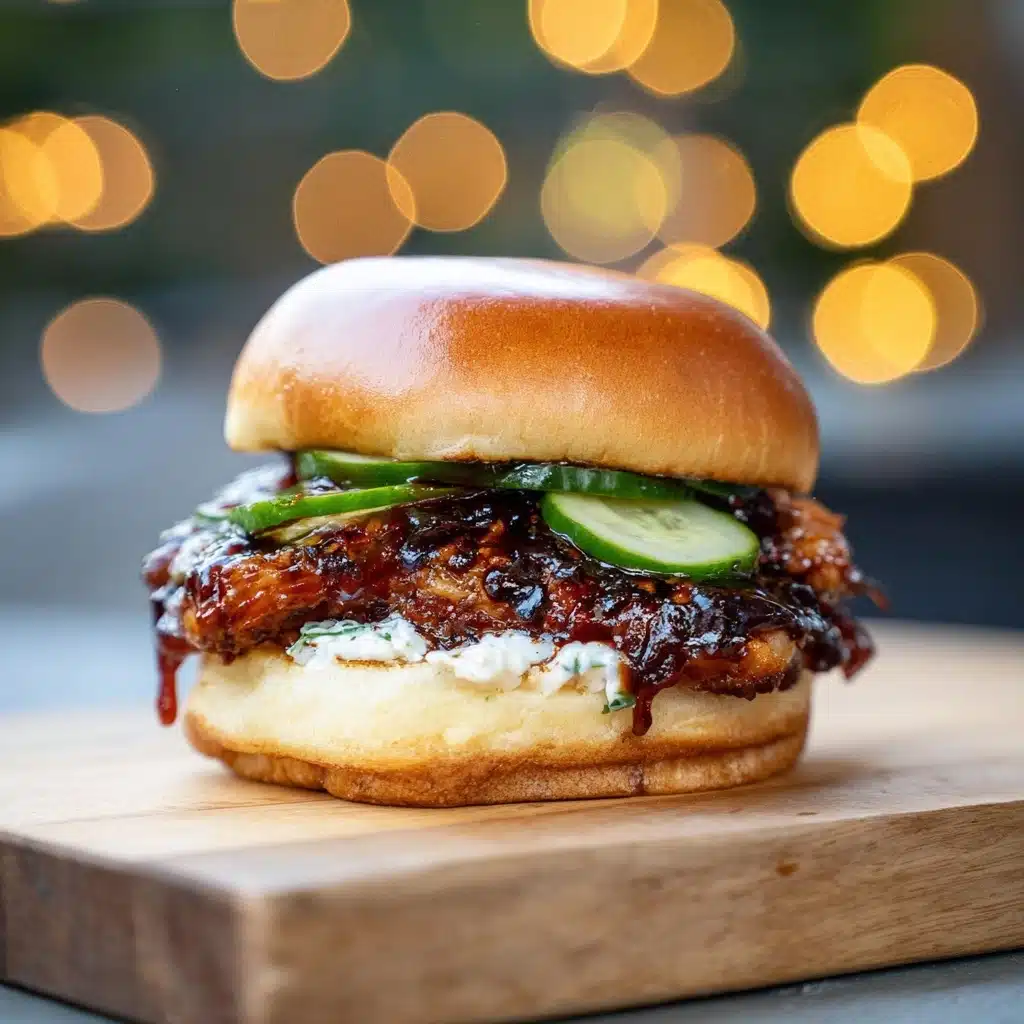 Grilled Korean BBQ Chicken Sandwich Recipe - Recipe Image
