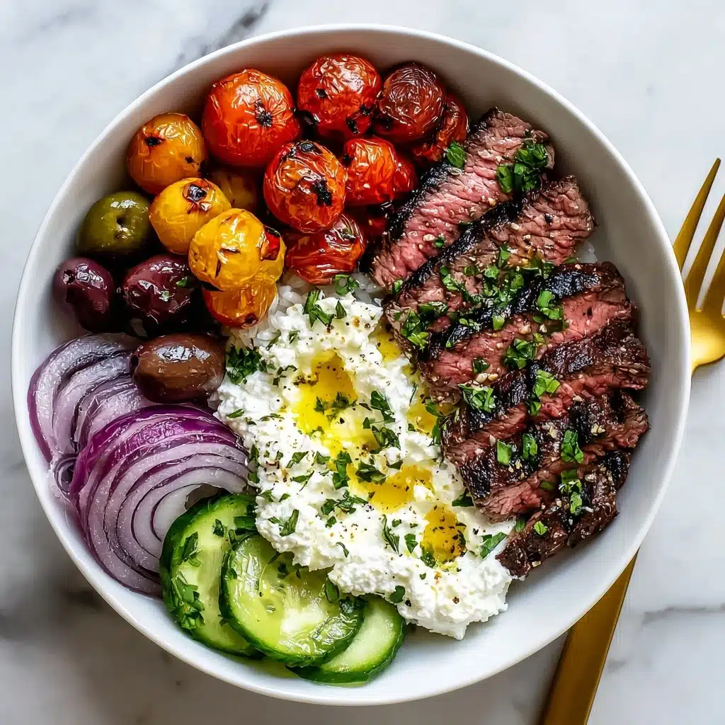 Mediterranean Steak Bowl Recipe - Recipe Image