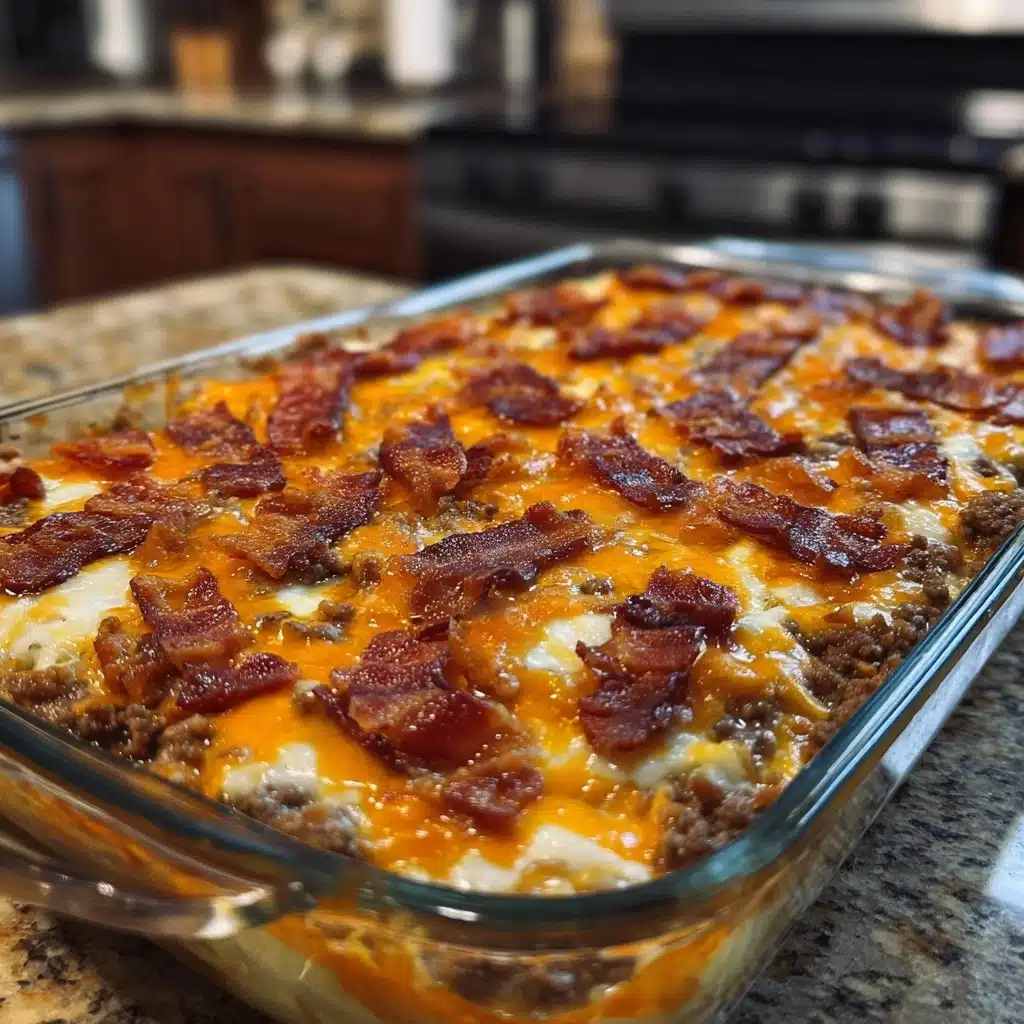 Low Carb Bacon Cheeseburger Casserole Recipe - Recipe Image