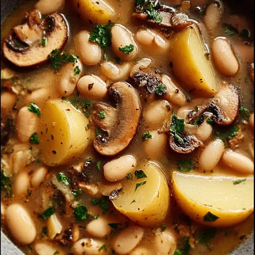 Cozy White Bean Mushroom Stew Recipe - Recipe Image