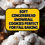 Gingerbread Snowball Cookies Recipe