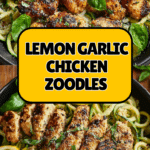 Lemon Garlic Chicken Zoodles Recipe