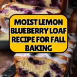 Lemon Blueberry Loaf Recipe