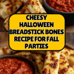 Cheesy Halloween Breadstick Bones Recipe