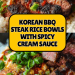 Korean BBQ Steak Rice Bowls Recipe