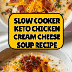 Slow Cooker Keto Chicken Cream Cheese Soup Recipe