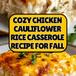 Healthy Chicken Cauliflower Rice Casserole Recipe